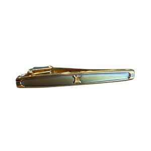 Celine Gold Plated and .925 Silver Tie Clip